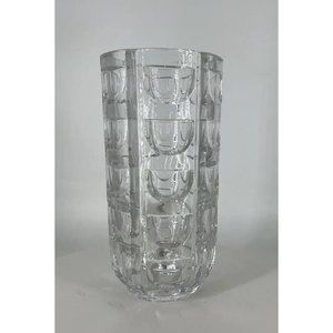 Crystal Vase Vintage Royal  Gallery Morgan  Heavy 6lbs Huge Sparkle GIFT For Mom